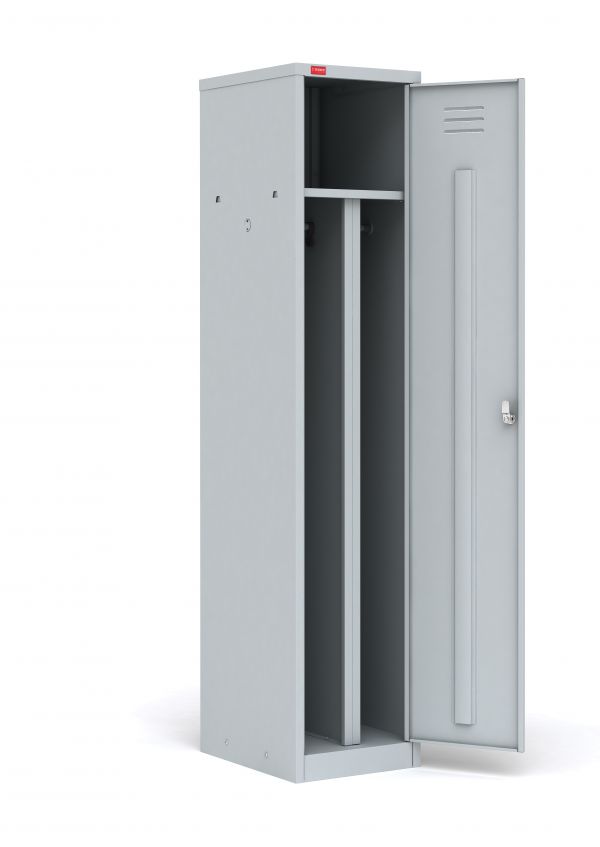Односекционный металлический шкаф для одежды ШРМ - 21