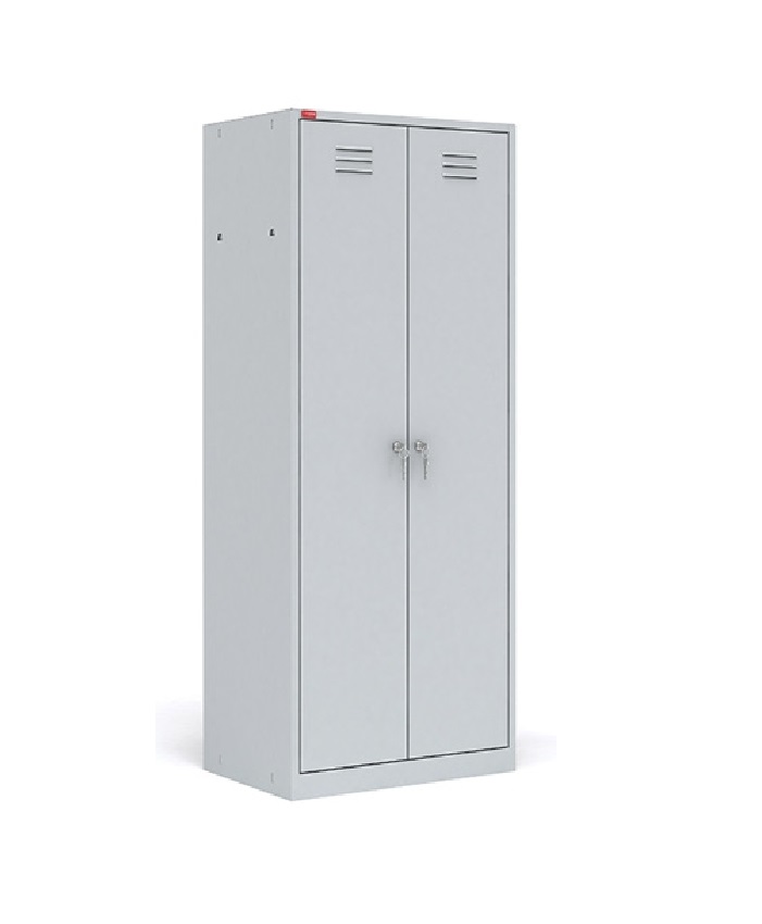 Двухсекционный металлический шкаф для одежды ШРМ - АК 1860x500x500