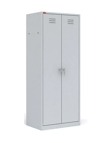 Двухсекционный металлический шкаф для одежды ШРМ - 22 1860x600x500