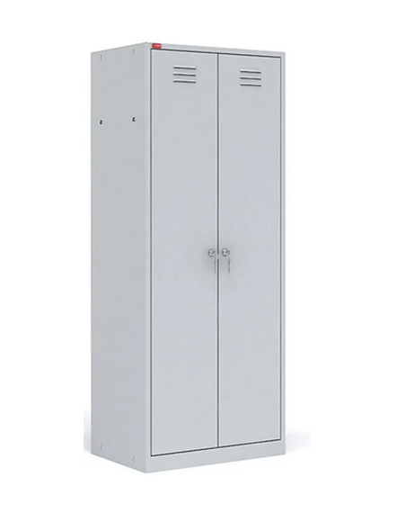 Двухсекционный металлический шкаф для одежды ШРМ - С 1860x500x500